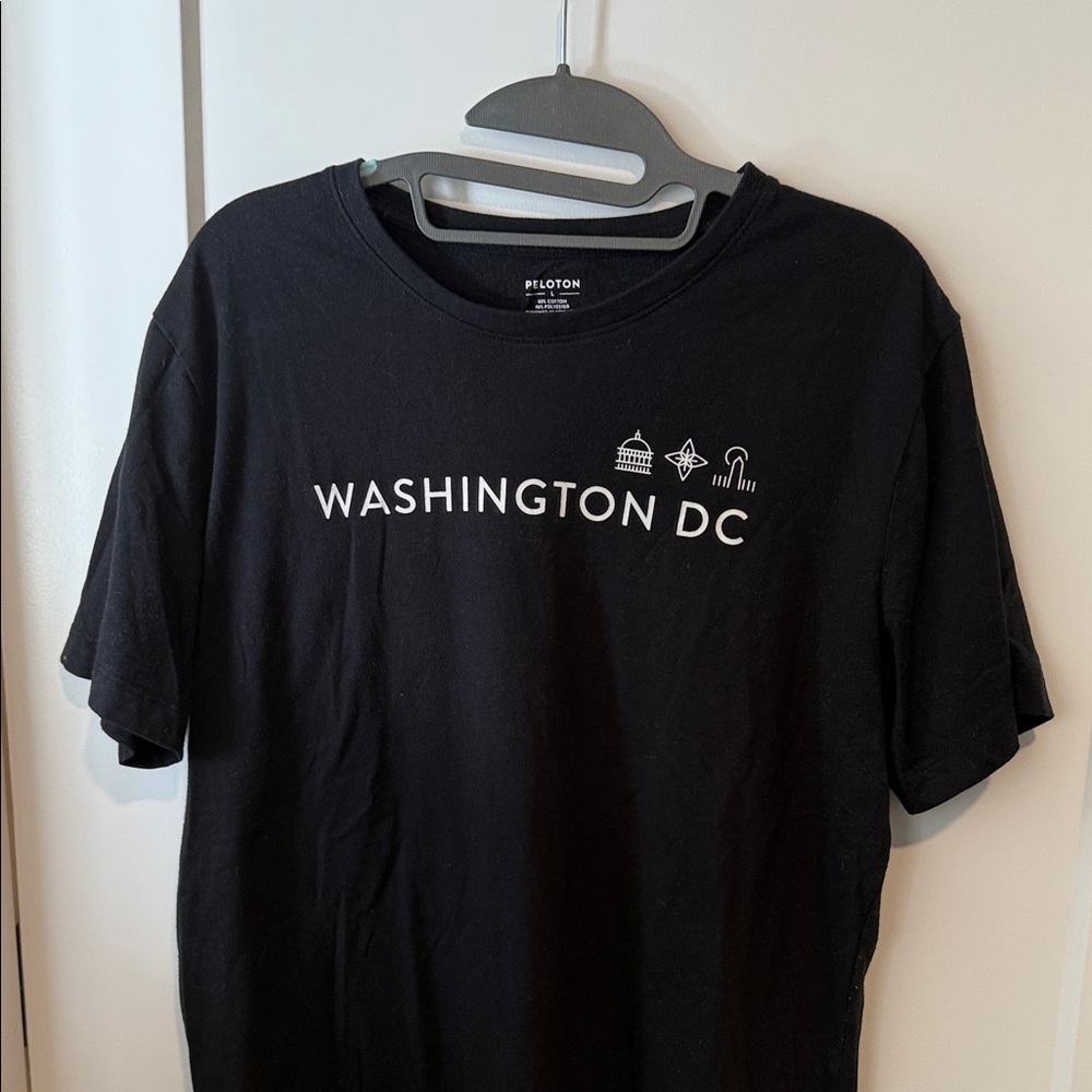 Peloton Washington DC Black Tee
